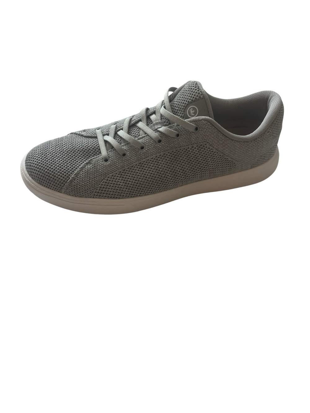 Peter Millar Light Grey Knit Lace-Up Sneaker